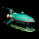Illustration for article titled Futurama Ship Looks Like CGI, Is Actually Real Model